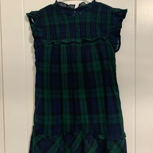 Vineyard Vines NWT Girls Black Watch Plaid Dress